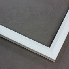 1 " BEVELED WHITE LINEN LINER