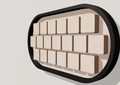 Capsule Rectangle Black 19 Panel